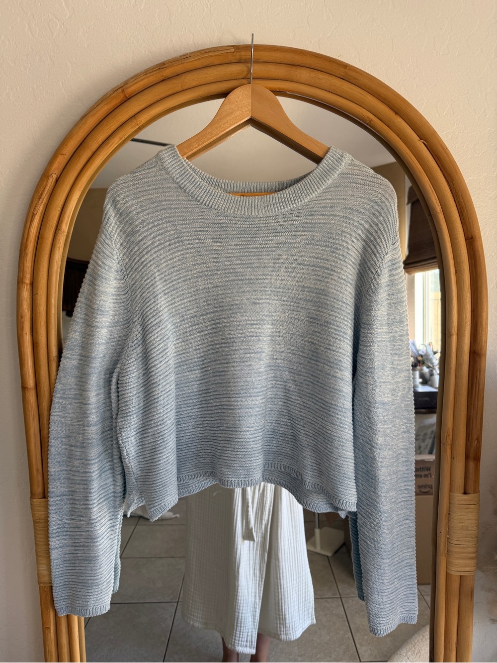 Cotton On Pale Blue Knit Crew Neck Sweater